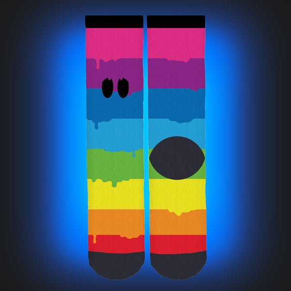 Simpleflips Rainbow Splatter Socks