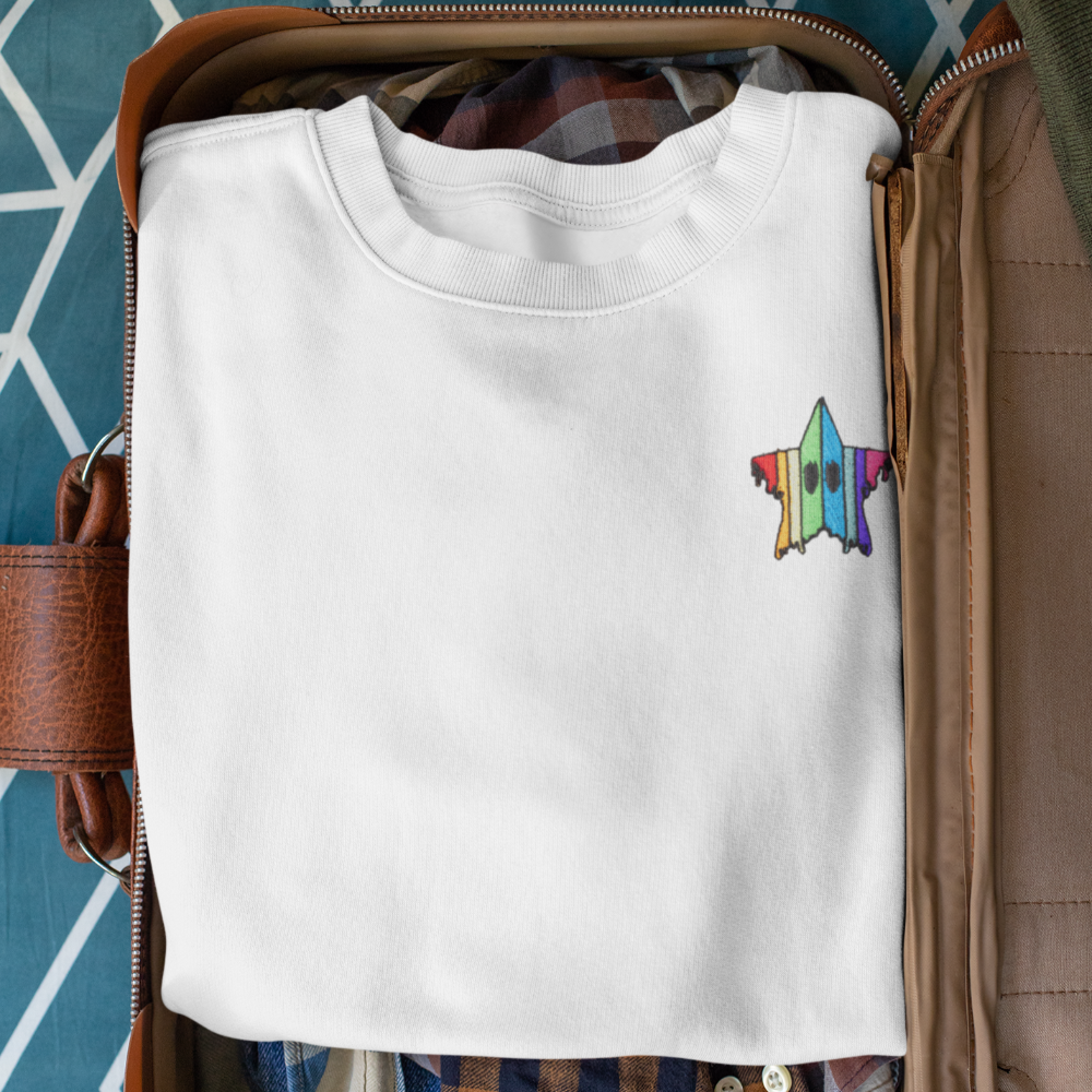 simpleflips Rainbow Star Galaxy Pocket Print Shirt