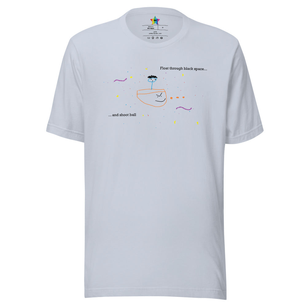 Simpleflips - Float through black space & Shoot ball Shirt – SimpleFlips