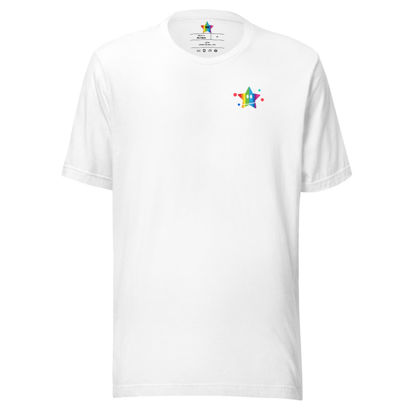 Rainbow Star Orbit Pocket Print Shirt