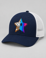Skele-Star Glow In The Dark Retro Trucker Cap