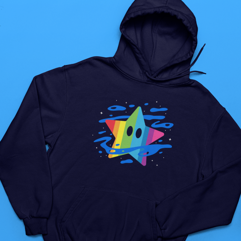 Star blue galaxy hoodie sales