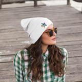 Drippy Star - Embroidered Beanie