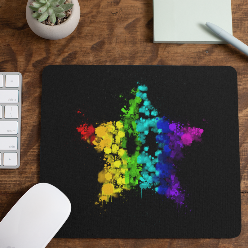 Graffiti Star Mousepad