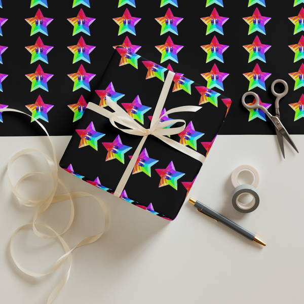 SimpleFlips' Horizon Star Christmas Wrapping Paper