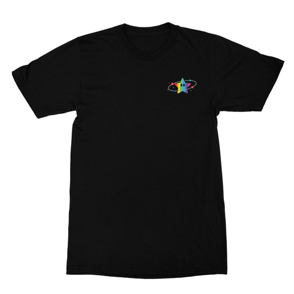 Rainbow Star Orbit Pocket Print Shirt