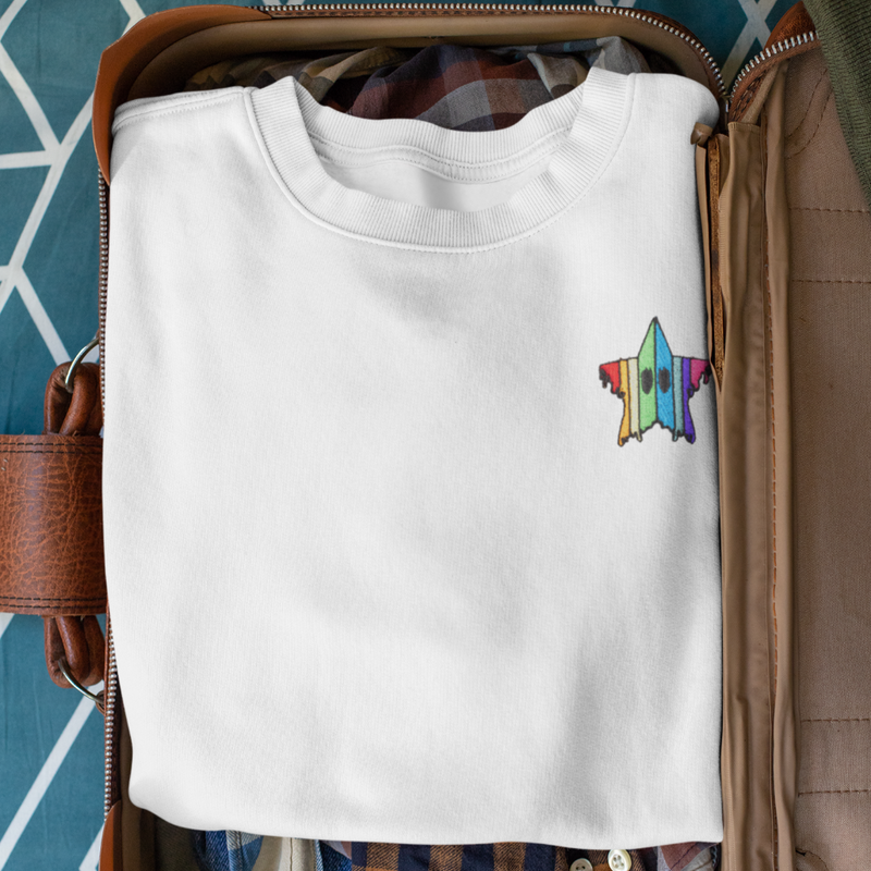Drippy Star - Embroidered Unisex Sweater